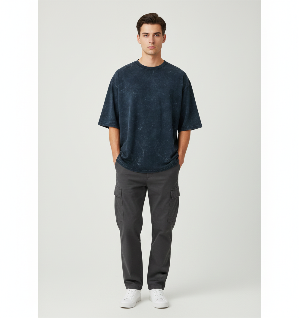 The Urban Essential: Acid Washed Oversized Tee