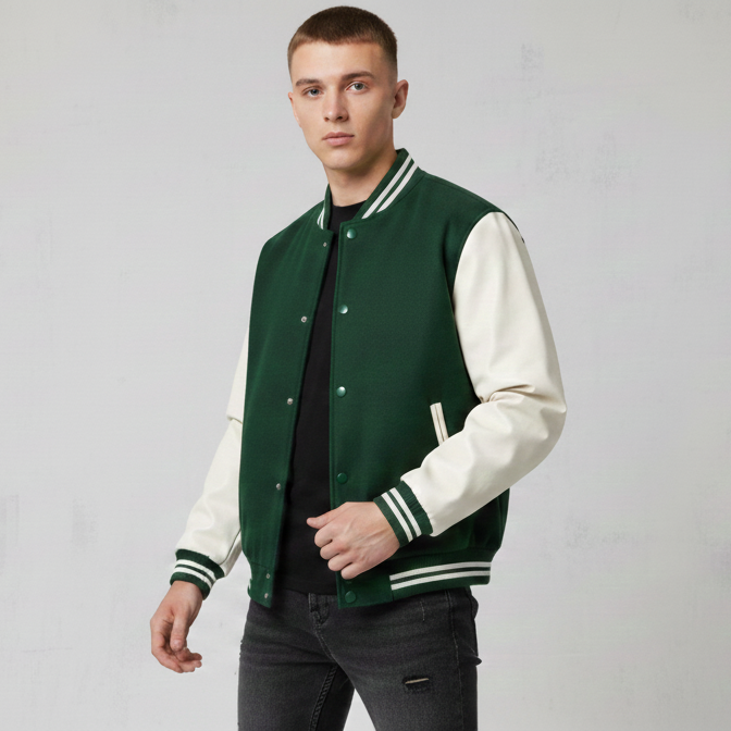 Motivational Varsity Jacket | 'Obstacles into Stepping Stones' Letterman Jacket